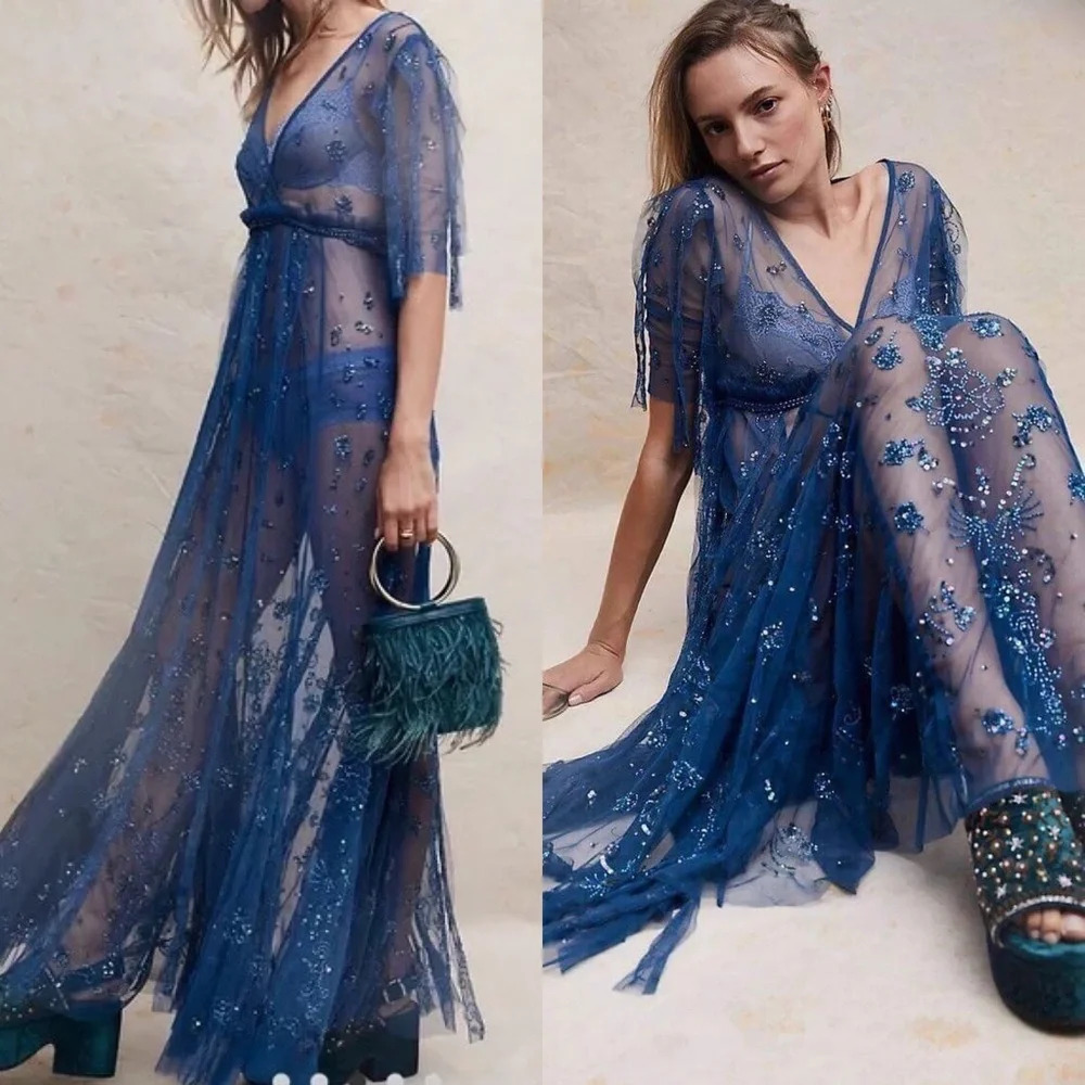 Free People Sascha Sequin Maxi Dress - Picture 8 of 10